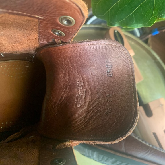 Allen Edmonds 10.5 D Yuma Bison Leather Boot With Shoe Trees - Picture 7 of 10